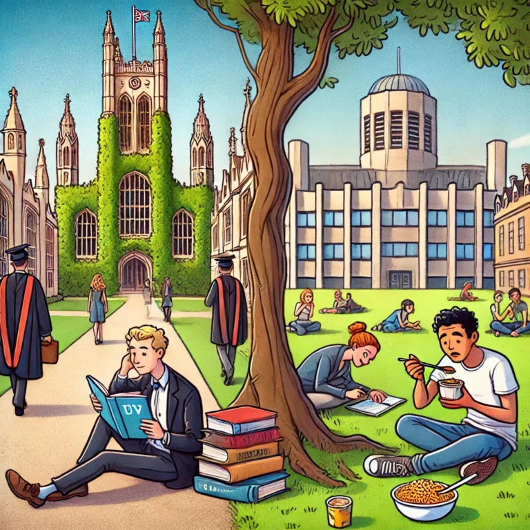 University TV versus reality