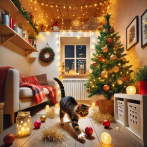 Homicidal Cat At Christmas