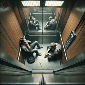 Trapped in Lift