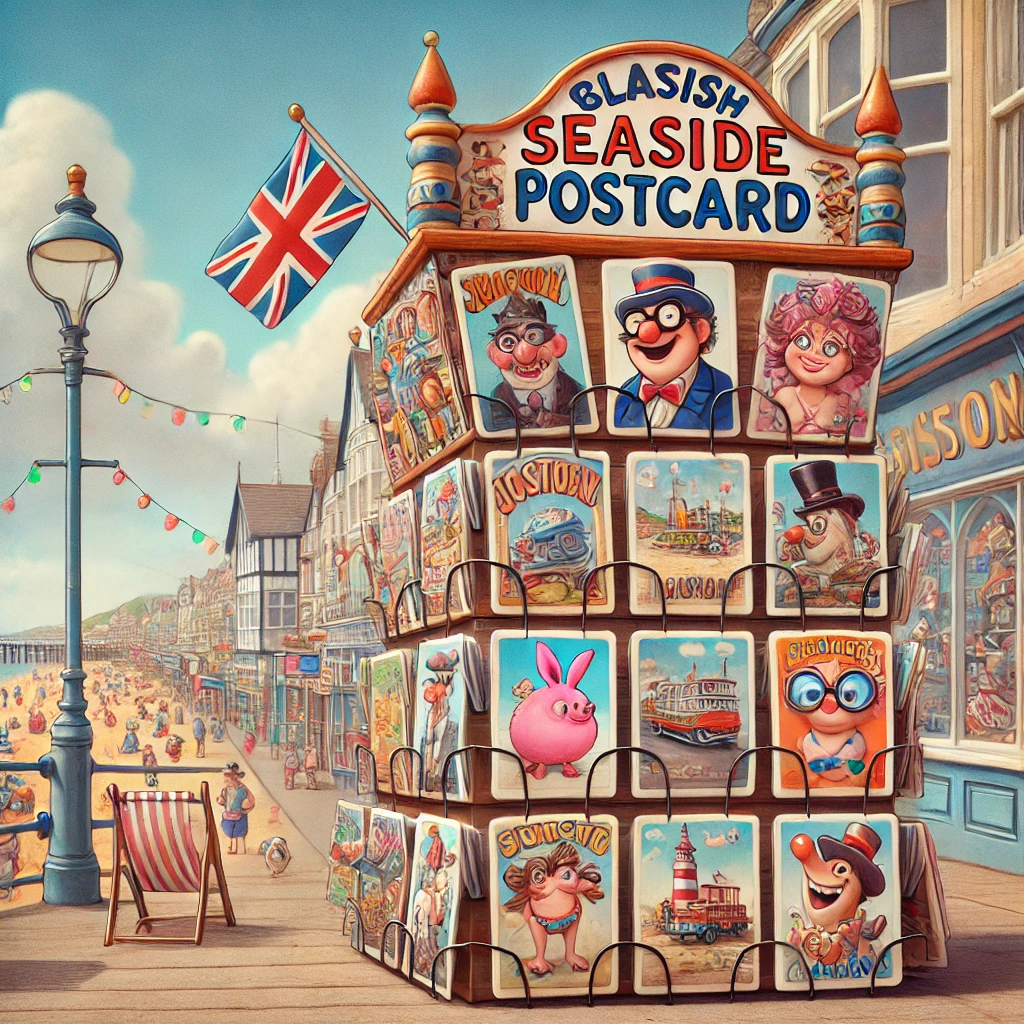 British seaside postcard