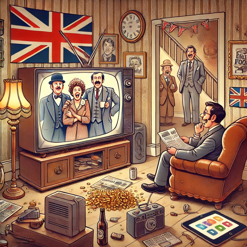 British 1970s Living Room