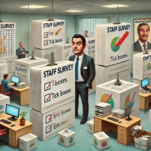 Tick Here to Be Heard: The Survey Paradox and the Cult of Organisational Listening