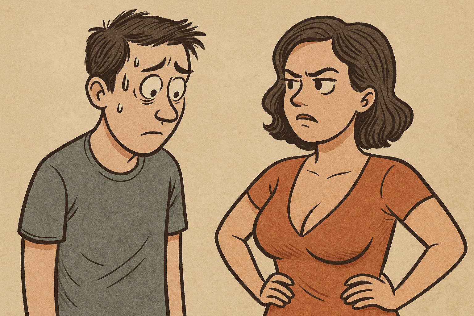 Accidental Boob Stare
