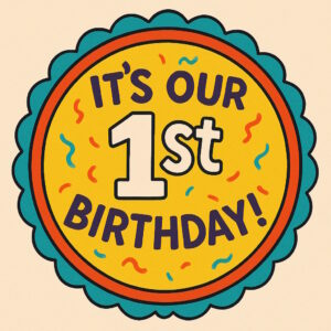 1st Birthday Badge