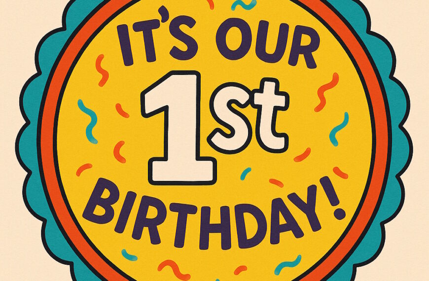 1st Birthday Badge